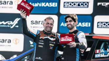 ANDRÉ MARTÍNEZ LOGRÓ PODIO EN EL RALLY DE CERDEÑA